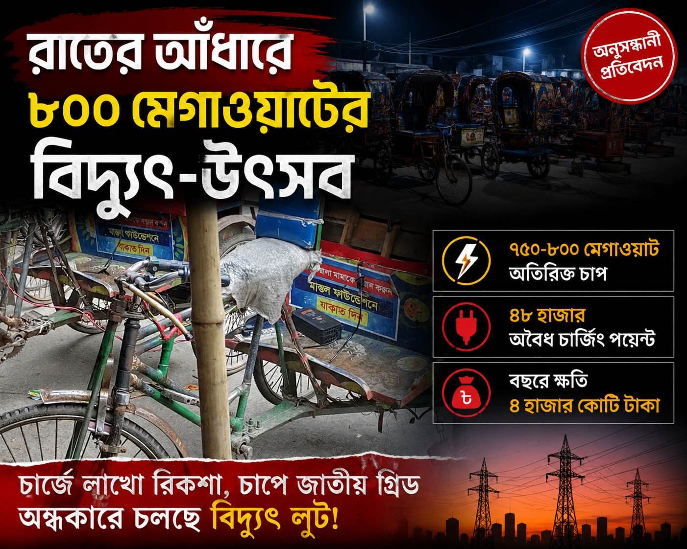 বাংলার টেসলা’কে শুধু সড়কে নয়, বিদ্যুতের অবৈধ চার্জিং নেটওয়ার্কেও নিয়ন্ত্রণে আনবে কে? বছরে ক্ষতি ৪ হাজার কোটি টাকা