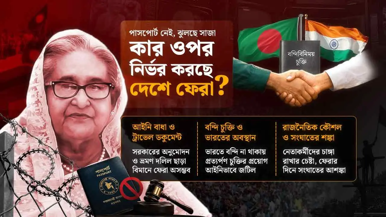 শেখ হাসিনার ‘ডিসেম্বর বার্তা’: রাজনৈতিক কৌশল, নাকি দেশে ফেরার বাস্তব প্রস্তুতি?