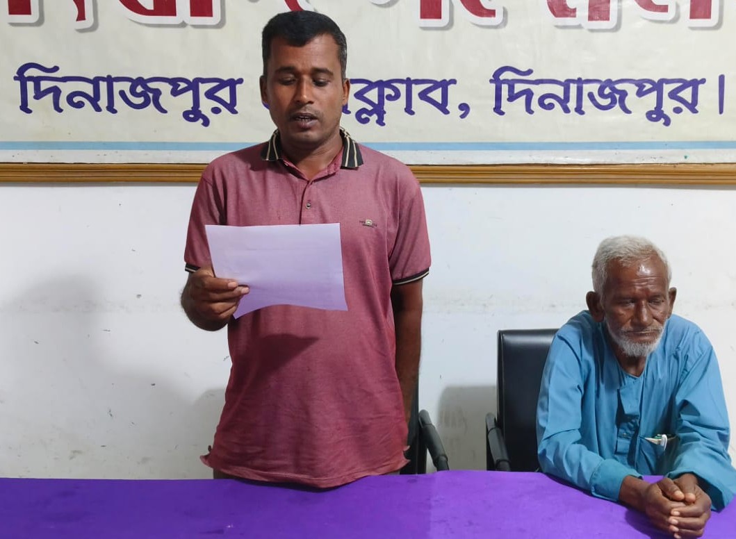 বীরগঞ্জে জমি দখলের অভিযোগ, নিরাপত্তাহীনতায় পরিবার