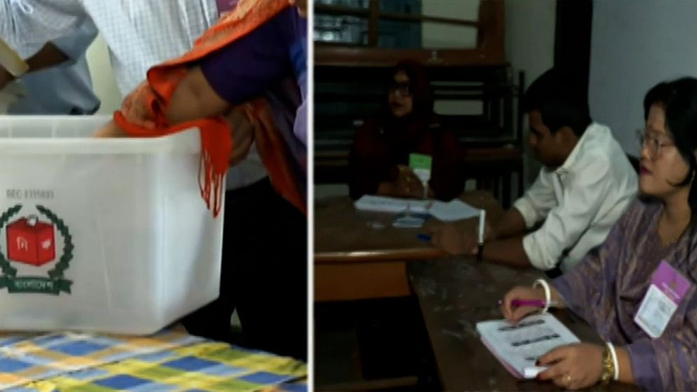 ঠাকুরগাঁও-১ আসনে উপনির্বাচনের ভোটগ্রহণ চলছে, নিরাপত্তায় সাড়ে পাঁচ হাজার সদস্য