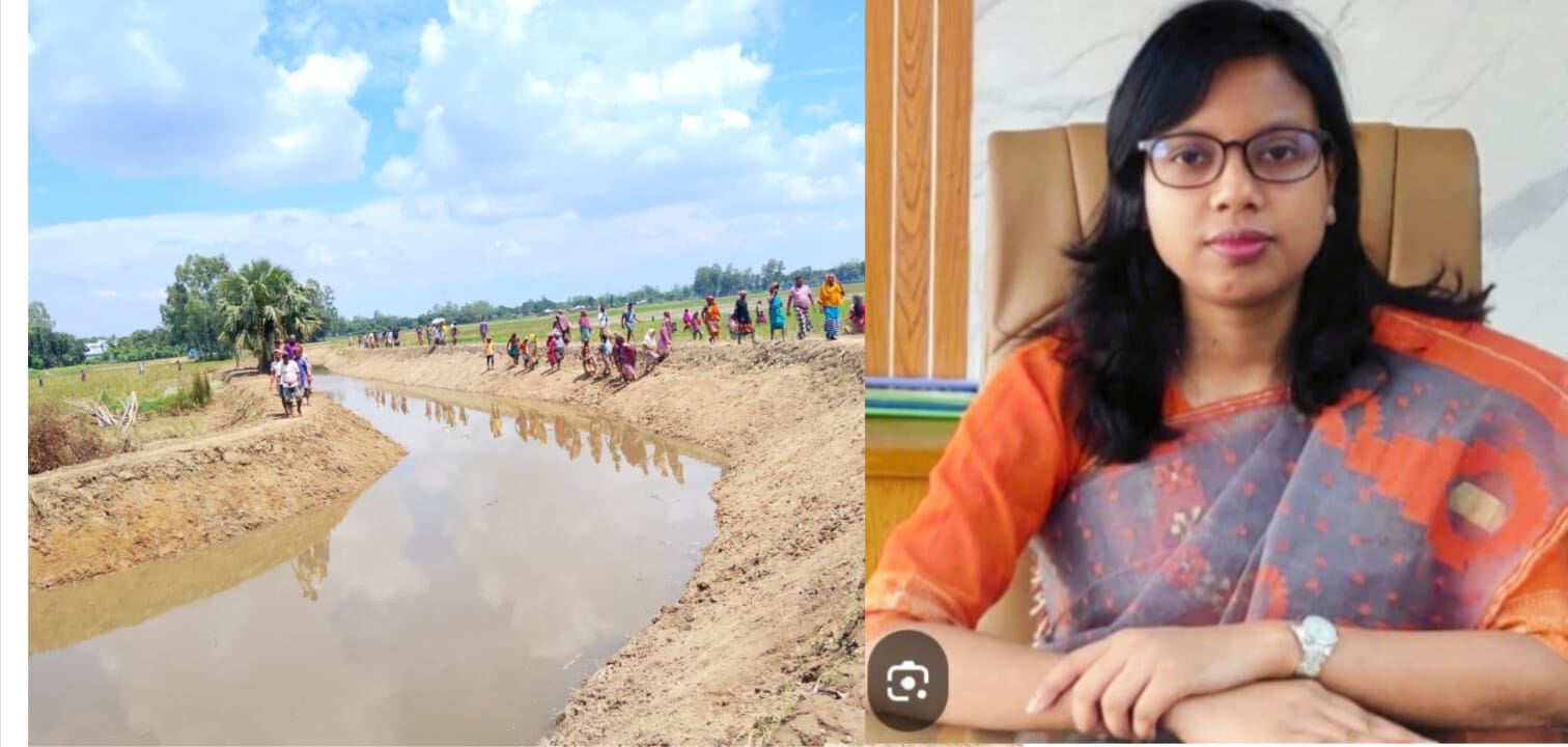 পাঁচবিবিতে খাল খননের অব্যয়িত টাকা রাষ্ট্রীয় কোষাগারে ফেরত দিলেন  ইউএনও