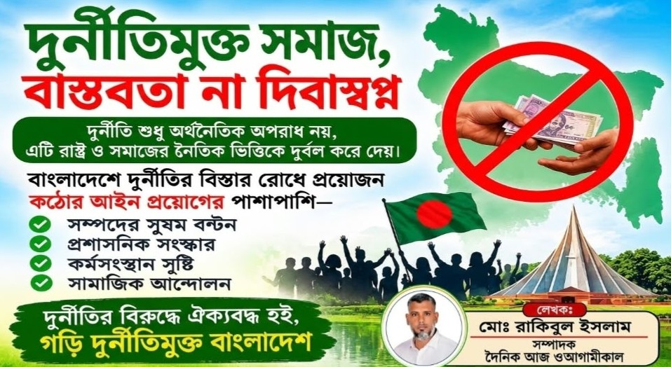 দুর্নীতিমুক্ত সমাজ গঠন কি শুধুই স্বপ্ন, নাকি বাস্তবতার পথে বাংলাদেশ?