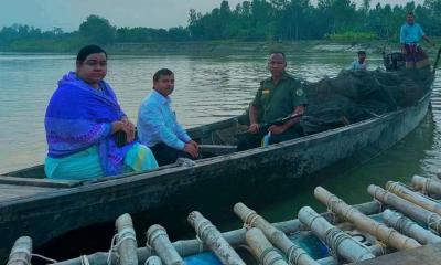 গাইবান্ধায় অবৈধ বালু উত্তোলন বন্ধে অভিযানে ইউএনওর ওপর হামলা, আহত ১