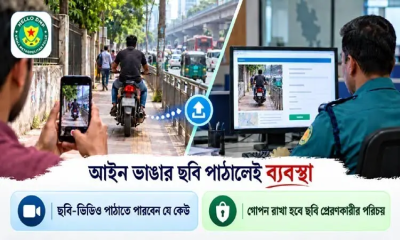 সড়কে আইন ভাঙলেই ছবি-ভিডিও পাঠাবেন পুলিশকে, ‘হ্যালো ডিএমপি’তে আসছে নতুন ফিচার