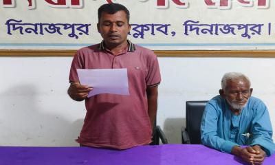 বীরগঞ্জে জমি দখলের অভিযোগ, নিরাপত্তাহীনতায় পরিবার