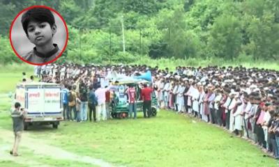 মায়ের কর্মস্থল কুমিল্লা বিশ্ববিদ্যালয়ে অপ্রতিমের প্রথম জানাজা