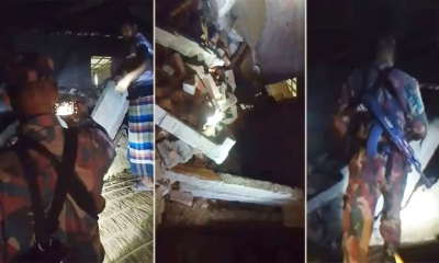 চাঁপাইনবাবগঞ্জে বসতবাড়িতে একের পর এক ককটেল বিস্ফোরণ, সীমান্ত এলাকায় আতঙ্ক