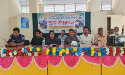 সাপাহারে নজরুল বর্ষ উপলক্ষে সাংস্কৃতিক প্রতিযোগিতার উদ্বোধন