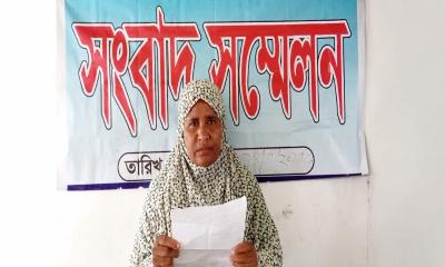 পাঁচবিবিতে প্যানেল চেয়ারম্যানের বিরুদ্ধে অপপ্রচারের প্রতিবাদে সংবাদ সম্মেলন