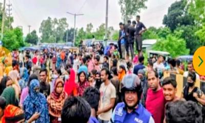 বেতন-ভাতার দাবিতে ঢাকা-আরিচা মহাসড়ক অবরোধ, তীব্র যানজটে দুর্ভোগ