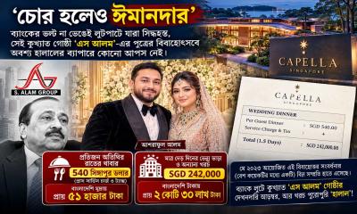 এস আলমপুত্রের সিঙ্গাপুর সংবর্ধনার বিল সামনে: অতিথিপিছু খাবারে ৫৪০ ডলার, মোট ব্যয় ২ কোটির বেশি