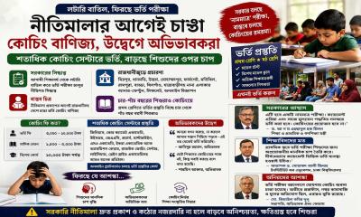 ভর্তি পরীক্ষা ফিরতেই চাঙ্গা কোচিং বাণিজ্য, দুশ্চিন্তায় লাখো অভিভাবক