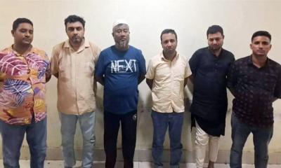 গুলশানের রেস্তোরাঁয় গোপন বৈঠক: আওয়ামী লীগের ৬ নেতা-কর্মী গ্রেপ্তার