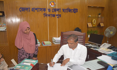 দিনাজপুরের ডিসির দেওয়া ‘হোমওয়ার্কেই’ বদলে গেল সাদিয়ার জীবন