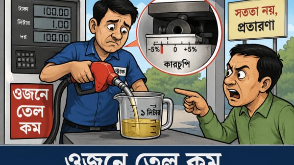 বালিয়াডাঙ্গীতে ৩ জ্বালানি তেল ব্যবসায়ীকে বড় অঙ্কের জরিমানা।
