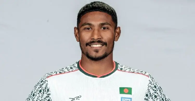 মালদ্বীপ ম্যাচে শৃঙ্খলাভঙ্গ: বাংলাদেশি ফুটবলার আল আমিন ১৫ ম্যাচ নিষিদ্ধ