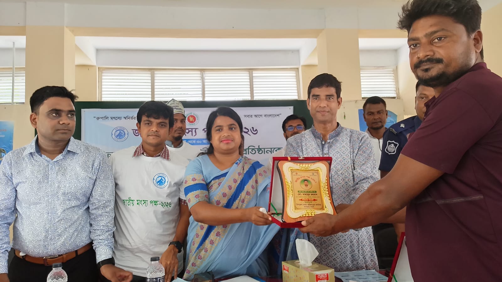 সাপাহারে বিভিন্ন কর্মসূচীর মধ্যদিয়ে জাতীয় মৎস্য পক্ষ‍‍`র  উদ্বোধন
